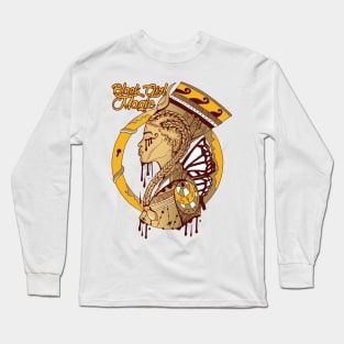 Champagne White - Goddess Of Egypt Black Girl Magic Long Sleeve T-Shirt